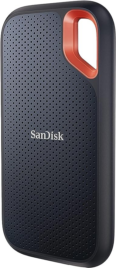 SanDisk 2TB Extreme Portable SSD - Up to 1050MB/s - USB-C, USB 3.2 Gen 2 - External SSD - SDSSDE61-2T00-G25