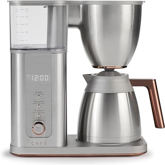 Café Specialty Drip Coffee Maker | 10-Cup Insulated Thermal Carafe | WiFi Enabled Voice-to-Brew Technology | Smart Home Kitchen Essentials | SCA Certified, Barista-Quality Brew | Stainless Steel