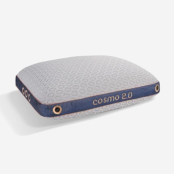 Bedgear Cosmo Performance Pillow - Size 2.0 with Ver-Tex and Air-X Cooling - Medium Firm Pillows for All Sleep Positions - Back, Stomach, and Side Sleeper Pillow
